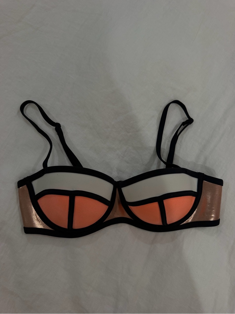 rare ORIGINAL neoprene triangl bikini - Picture 4 of 6